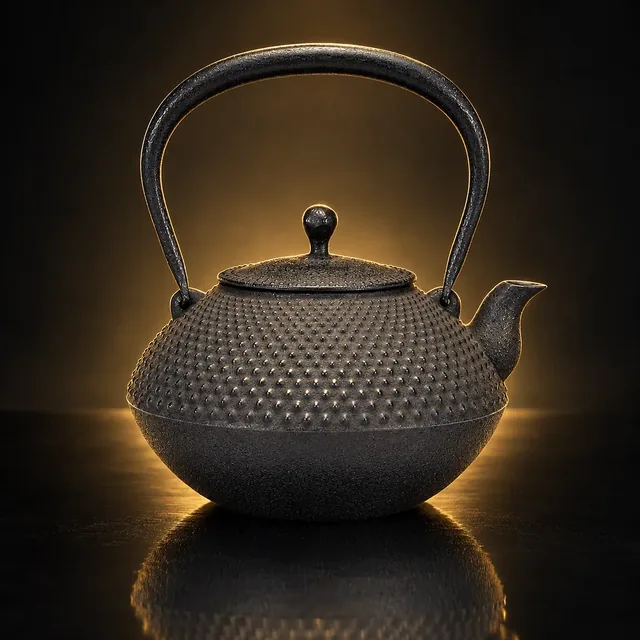 鉄瓶 算玉形 中アラレ 1.1Lのイメージ